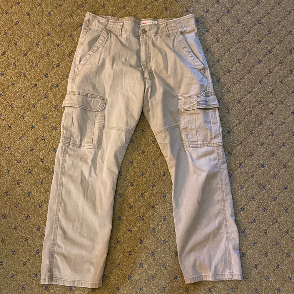 Worn wrangler cargo pants